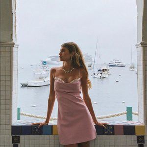 Nana Jacqueline, Elsie Dress, Pink, L